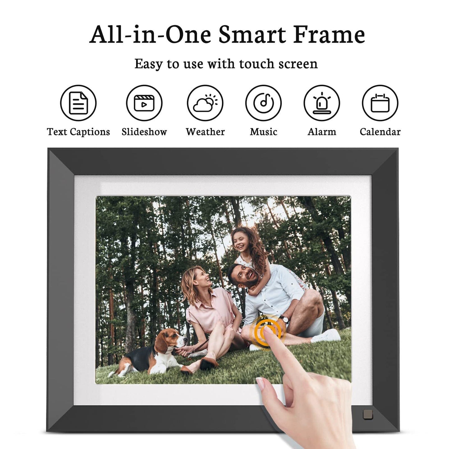 BSIMB 11 Inch 2K Digital Picture Frame, Wifi Digital Photo Frame 32GB Dual Ba...
