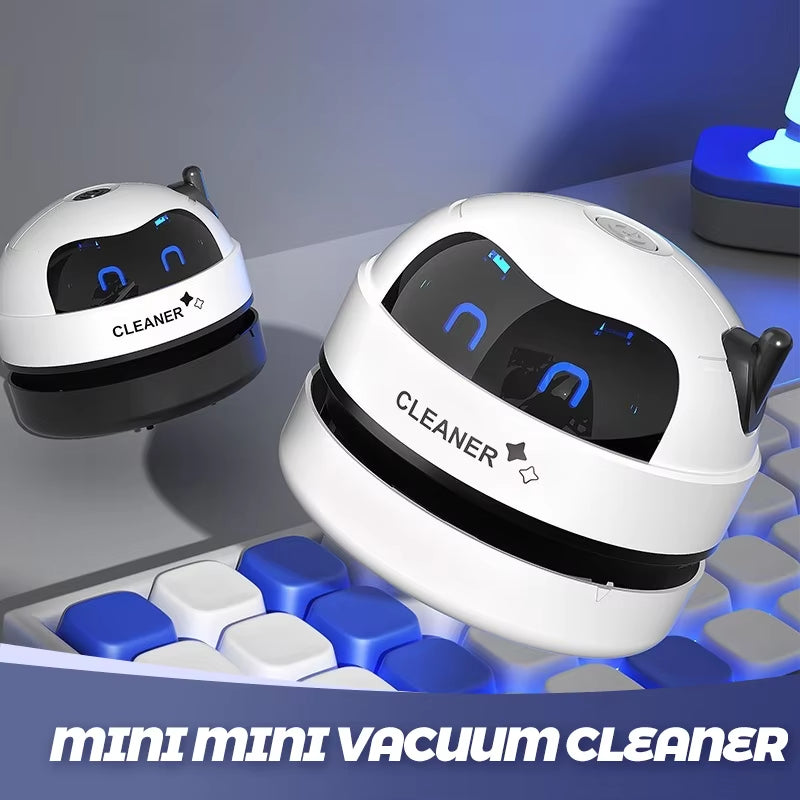 Vacuum Cleaner Desktop Mini Rechargeable Cleaner Rubber Shavings Keyboard Cleaner Portable Automatic Dust Extractor