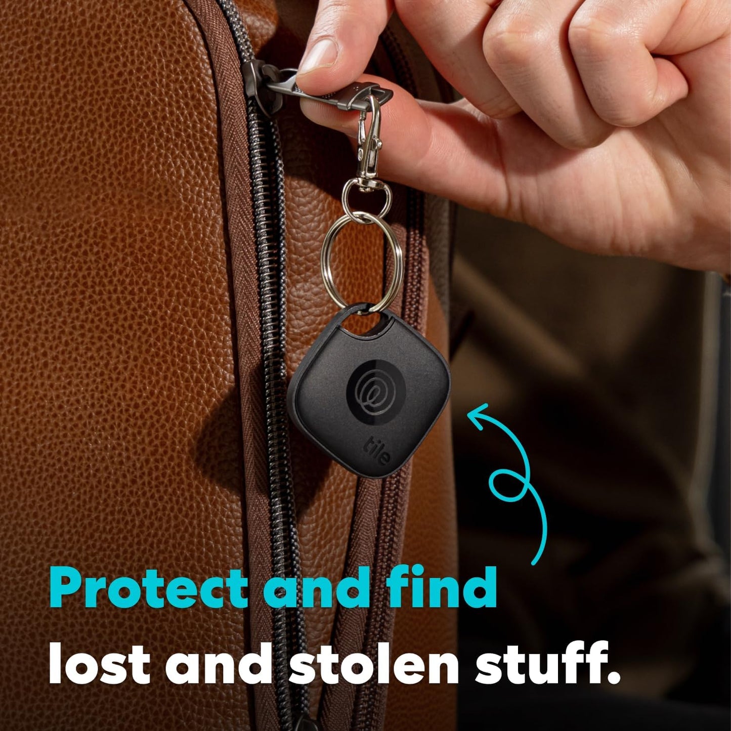 Life360 Mate (2024) Bluetooth Tracker - Key Finder and Item Locator for Keys, Bags, and More, Compatible with iOS and Android, Single Pack (Black)