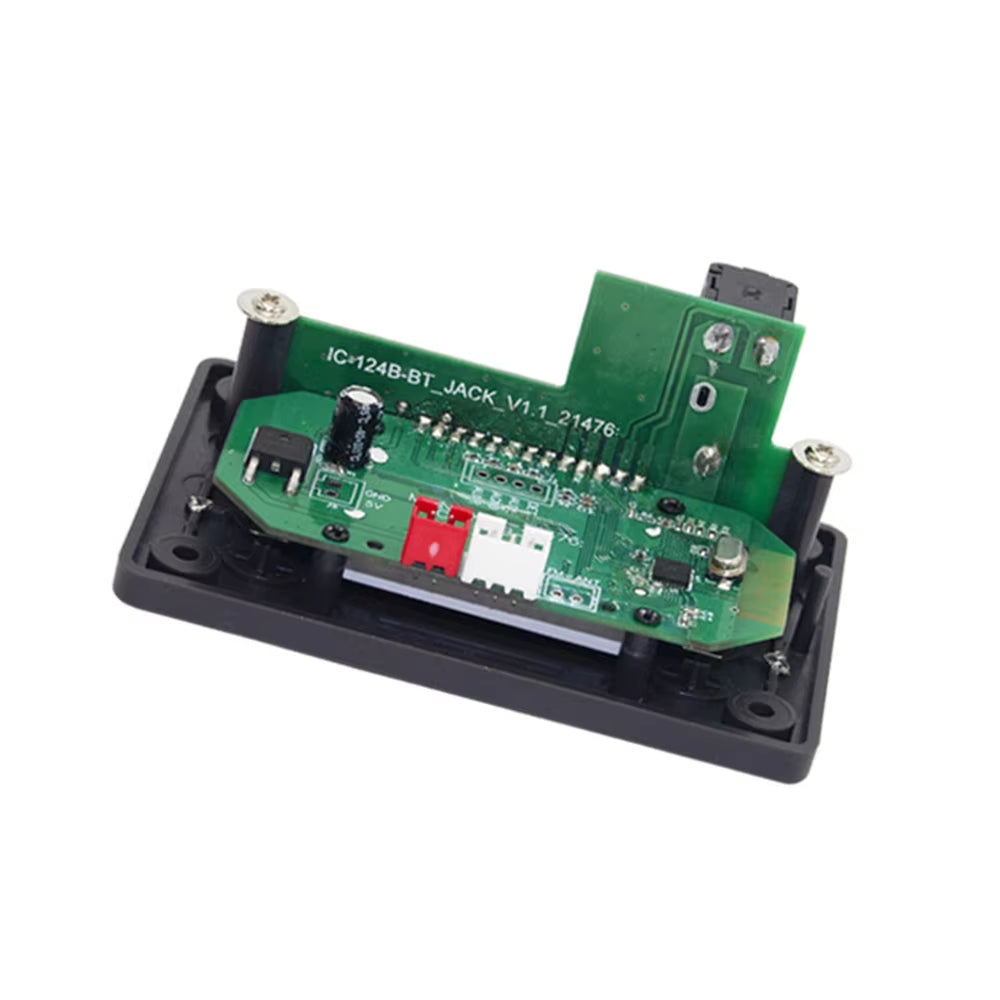 DC 5V 12V Bluetooth 5.0 MP3 WMA WAV APE Decoder Board Hands-Free Car Audio Microphone USB TF FM Radio Mp3 Music Player Speaker