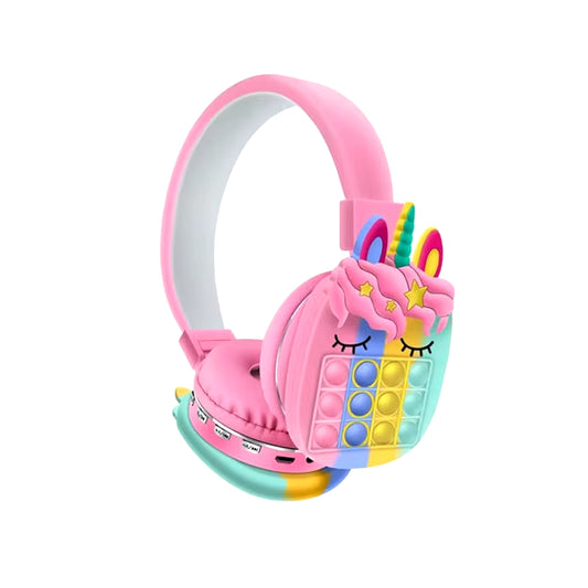 ZK30 2021 Headphone Fidget Toy Decompression Попит Creative Silicone Headset Toy Fidget Wireless Headphone Toy Tie Dye Headphone