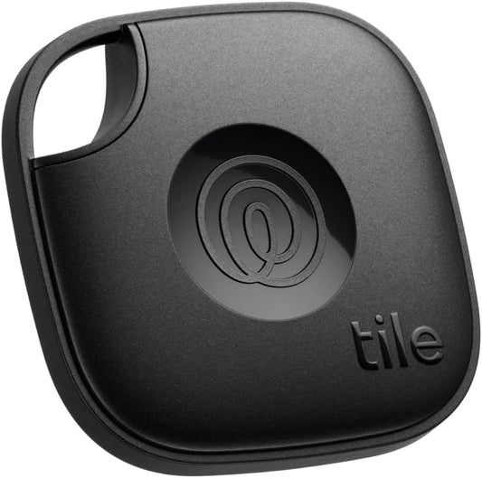 Life360 Mate (2024) Bluetooth Tracker - Key Finder and Item Locator for Keys, Bags, and More, Compatible with iOS and Android, Single Pack (Black)